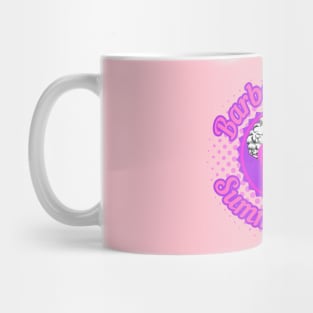 BARBENHEIMER Summer 2023. Hot Pink Stiletto Bomb. Retro Classic Style Mug